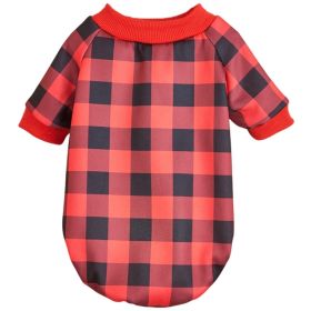 Warm Fleece Dog Clothing Classic Plaid Patchwork Dog and Cat Hoodies